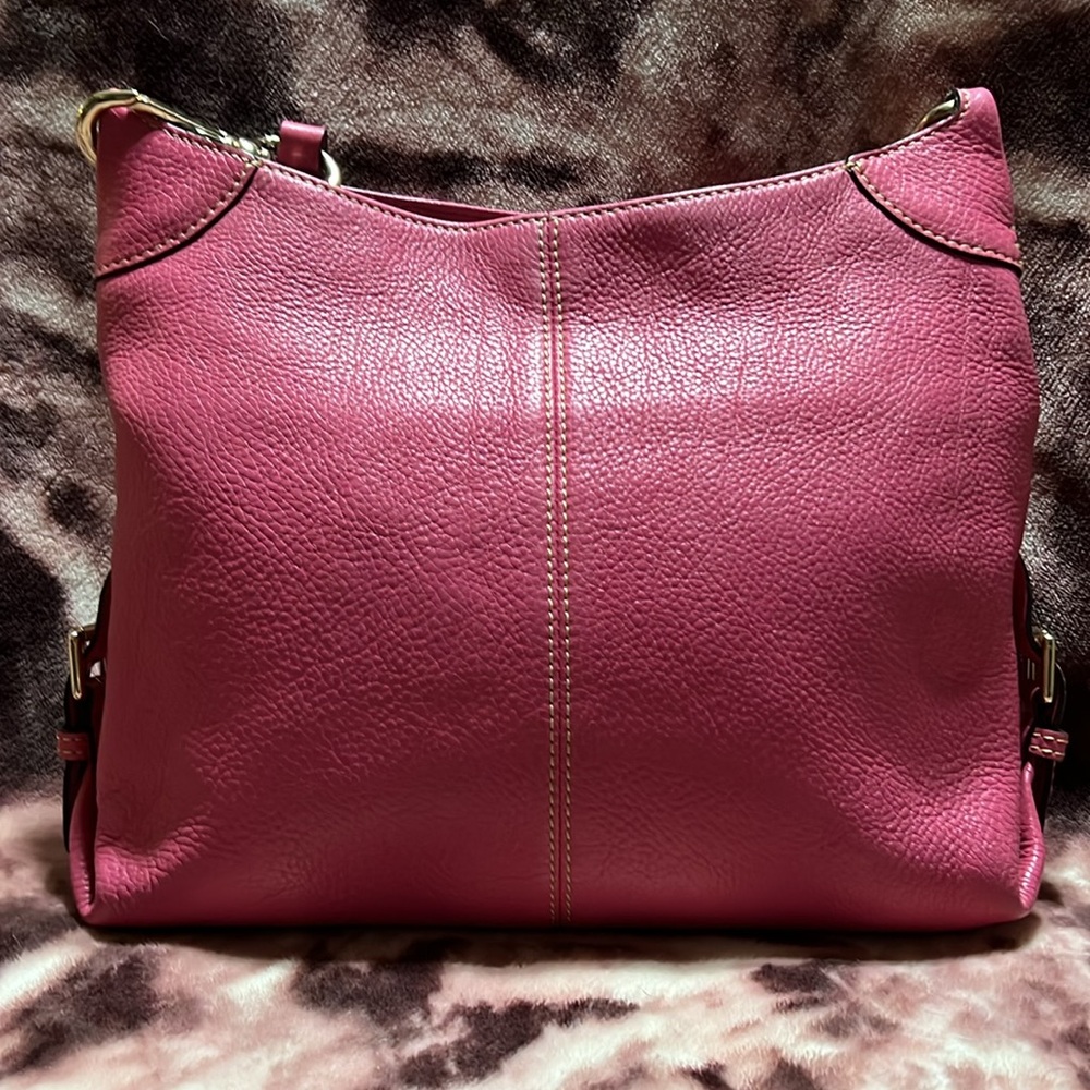 TRADE Dooney & Bourne Pink Leather Shoulder Bag. NWT - Picture 3 of 11
